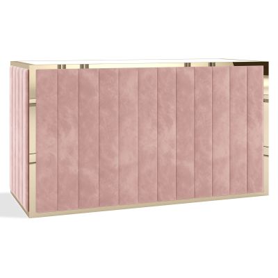 Image of Milo Bar, Gold Frame, Velvet Blush